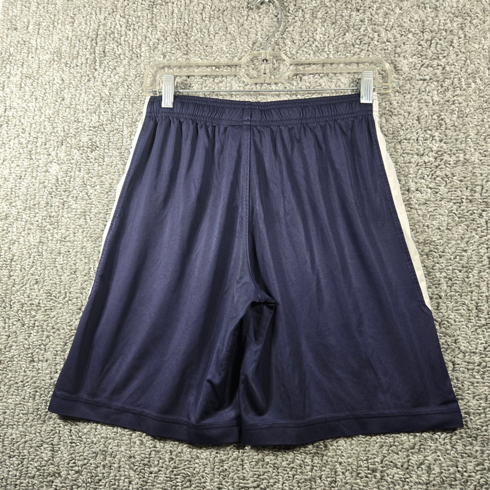 Under Armour Boys Loose Fit Navy Blue Athletic Shorts YLG thumbnail 2