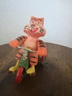 Vintage Marx TIN TOY Tiger Trike Wind-Up Bell Tricycle Made In Japan, Works!