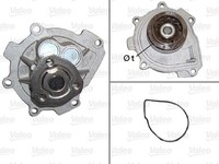 1X Valeo 506837 Wasserpumpe MotorküHlung FüR Opel Vauxhall Fiat Saab Alfa Romeo