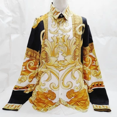 Camisas de vestir Versace para hombre seda 48 5519561 - Imagen 1 de 4