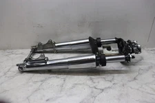2000 Harley Road King Front End Suspension Fork Set Triple Tree CHROME 