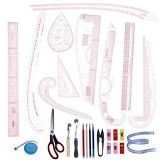 Acrylic Sewing Ruler Set  French Curve Pattern Rulers Kit for Tailors Designer...