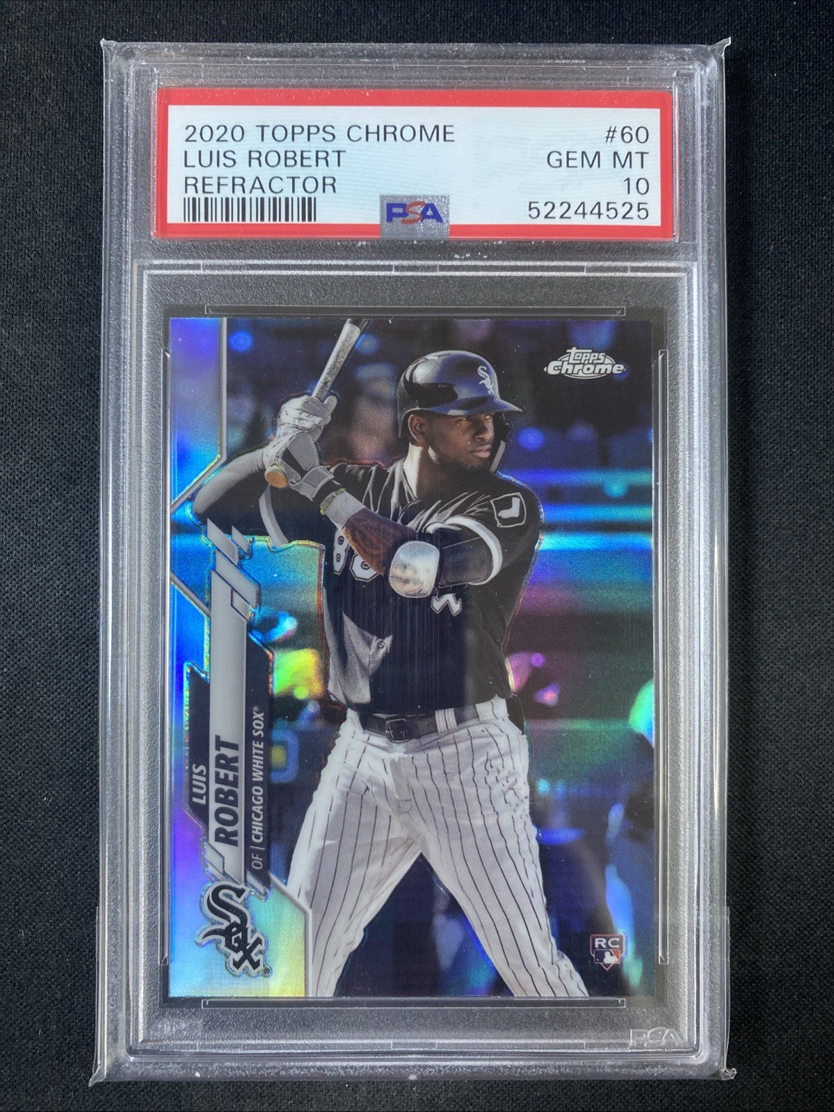 LUIS ROBERT 2020 Topps Chrome Rookie Refractor #60 PSA 10 GEM