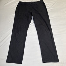 Bonobos Pants Mens 32x30 Gray Slim Fit Chino Flat Front Straight Leg Trousers
