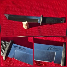 COLD STEEL Kobun Tanto 5" Fixed Blade Knife Tanto Point Edge w/sheath EXC