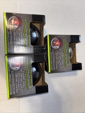 3 Pack Dummy Camera Fake Security CCTV Dome Camera with Flashing Red LED Light