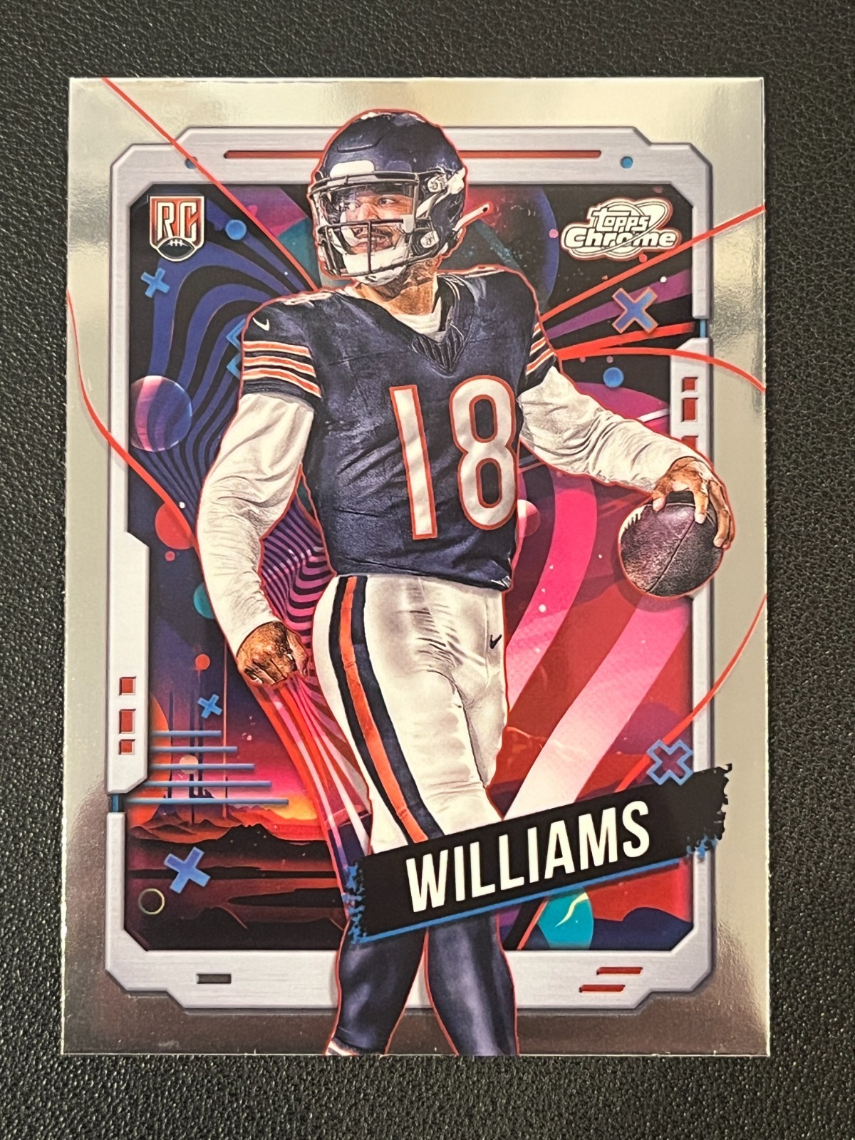 Caleb Williams 2024 Topps Chrome Cosmic Football Rookie RC Bears QTY 118
