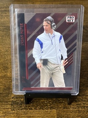 2024 Leaf Pro Set Pure Urban Meyer Holo Platinum #2/10