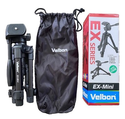 Velbon Tripod EX-Mini w/ Box, Case, Unused