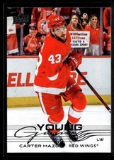 2025-26 Upper Deck Series 1 Young Guns #204 Carter Mazur Rookie RC