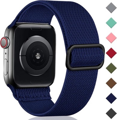 Oielai Solo Loop Armband Kompatibel mit Apple Watch Armband 46mm 45mm 44mm 42...