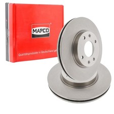 2x MAPCO BREMSSCHEIBEN 280mm BELÜFTET VORNE passend für HYUNDAI ELANTRA SONATA K