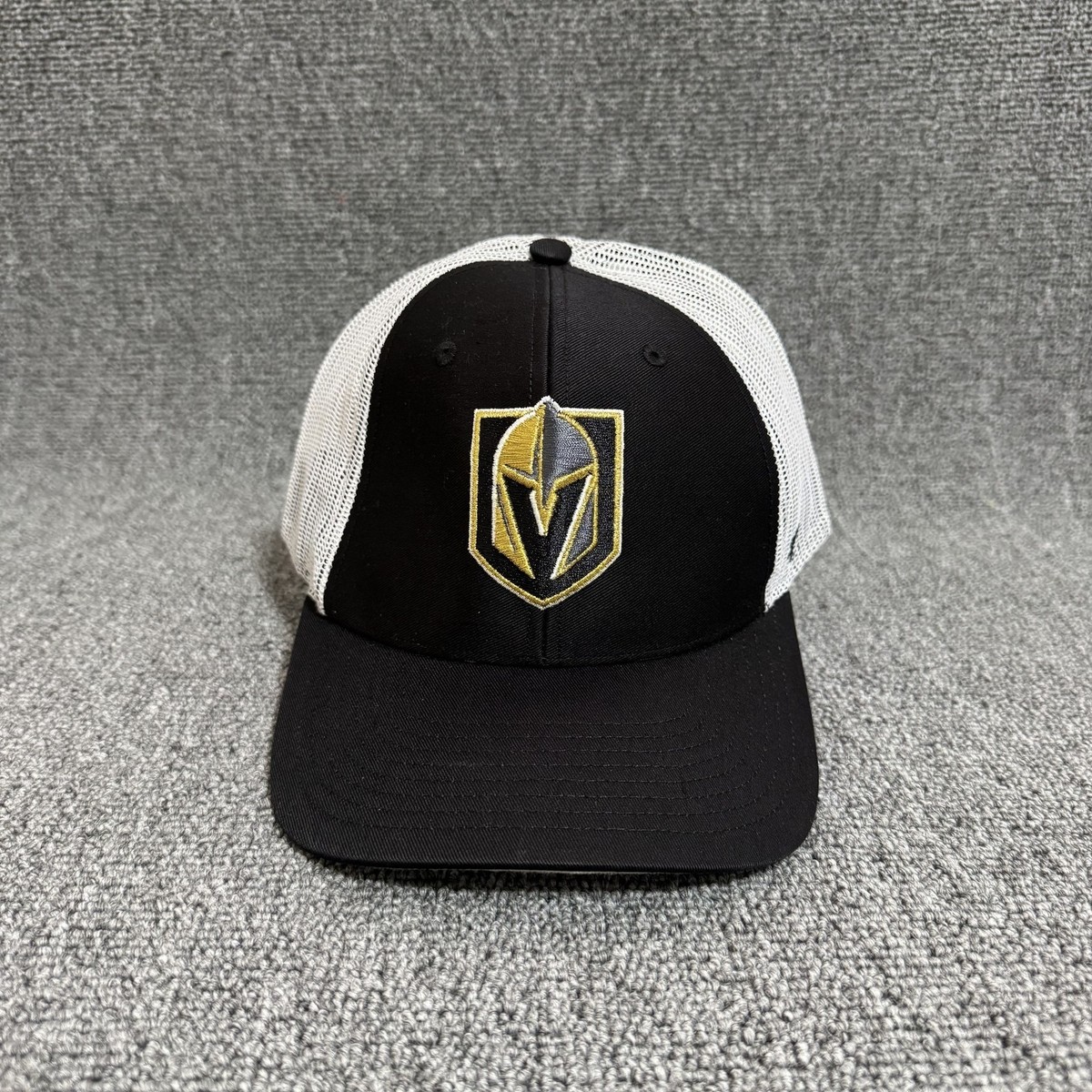 '47 Brand Vegas Golden Knights Trucker Snapback Black White One Size Hat