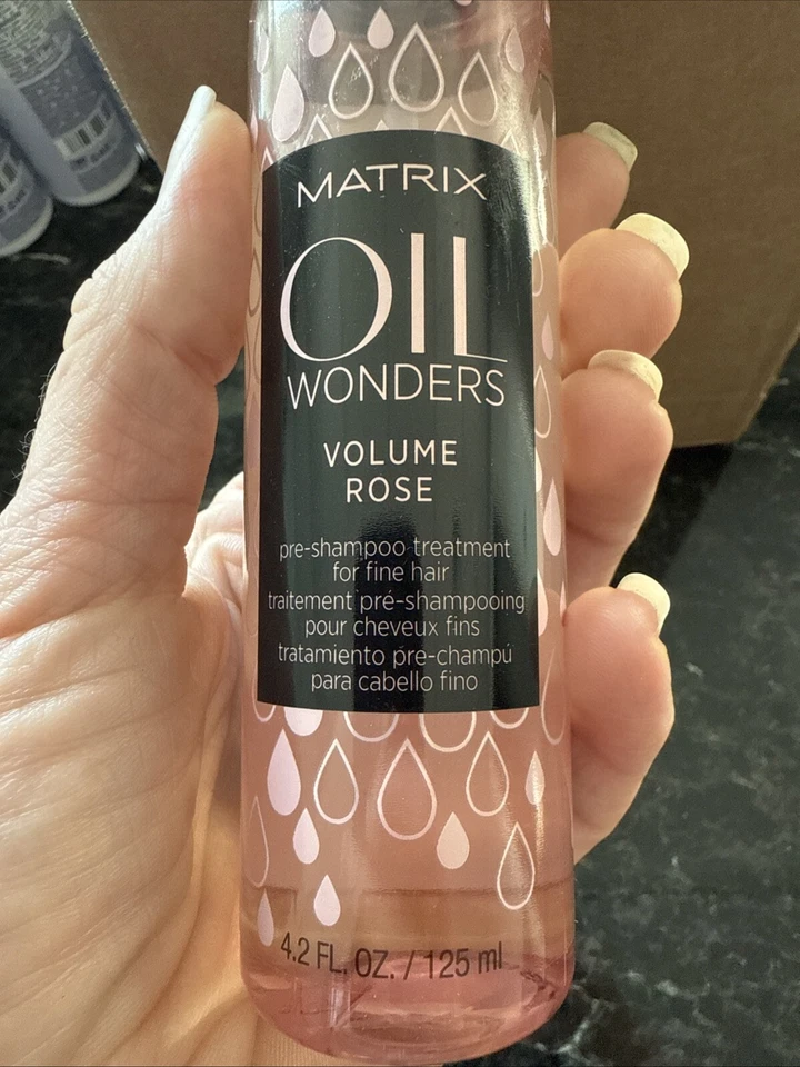 Matrix Oil Wonders Volume Rose Pre Shampoo Treatment for Fine Hair 4.2oz. NEW - Image 2 of 2