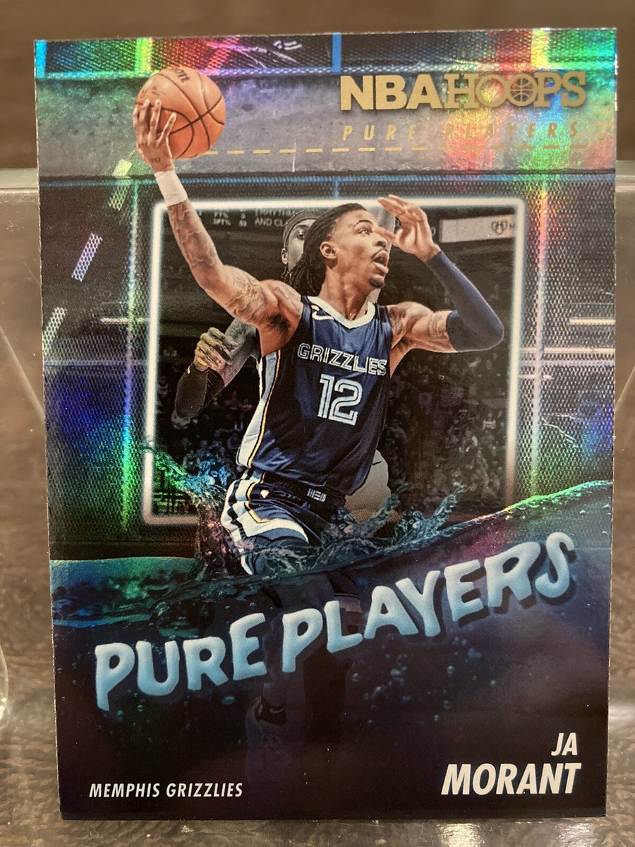 2023-24 Panini NBA Hoops JA Morant Pure Players Silver Holo 2023-24 Panini NBA Hoops JA Morant Pure Players Silver Holo