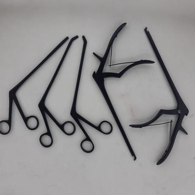 Ferris-Smith Kerrison Punches_ Rongeur Forceps Set Black Orthopedics 5 Pieces A+