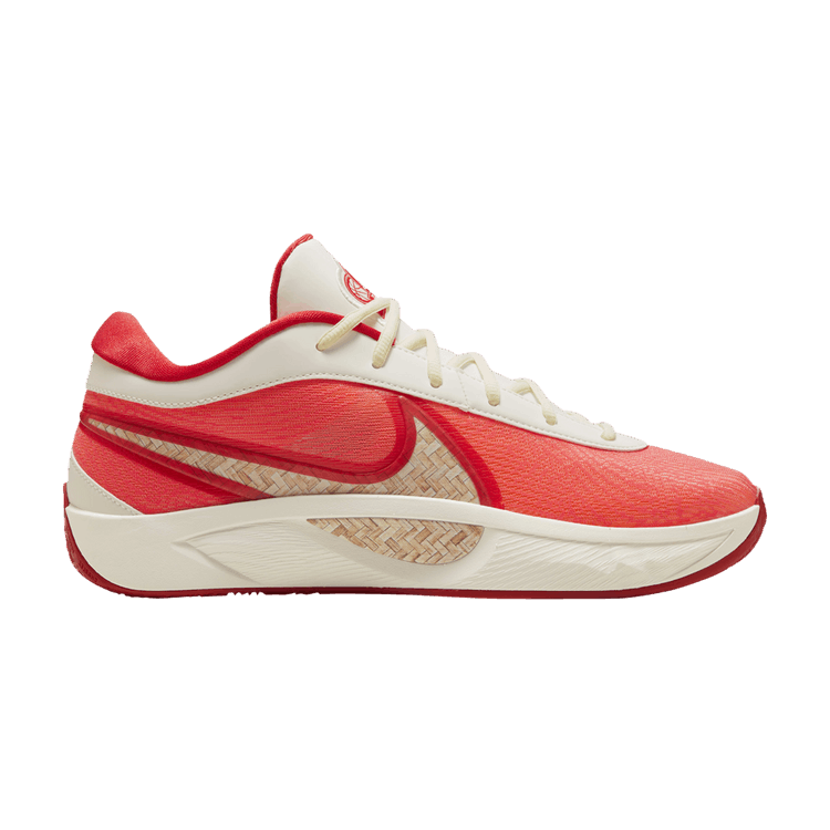 Level SS/New - Nike Giannis Freak 6 EP White Red HQ4079-100 Men's