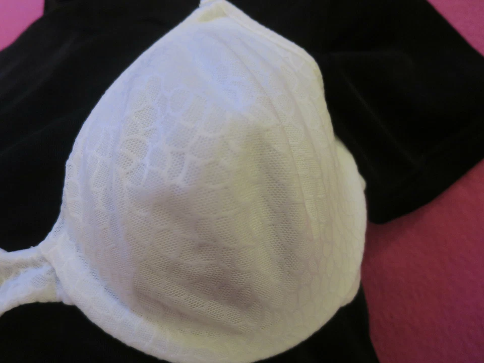 Sujetador Barely There con aros espalda deportiva correas múltiples vías marfil transparente 38B Foto 4 de 4