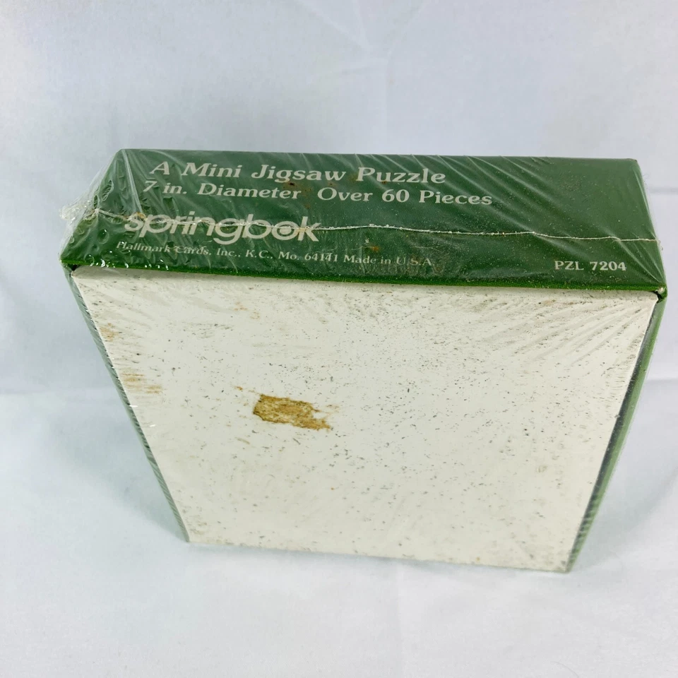 NEW SEALED 1981 Springbok Mini Jigsaw Puzzle, Miss Piggy Christmas List, Muppets - Image 4 of 4
