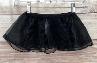 Carters Girls Tutu Size 2T Black Tulle NEW LBB76
