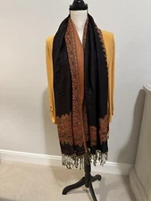 Elegant Tassel Lace Shawl for Women - Multi.brand New