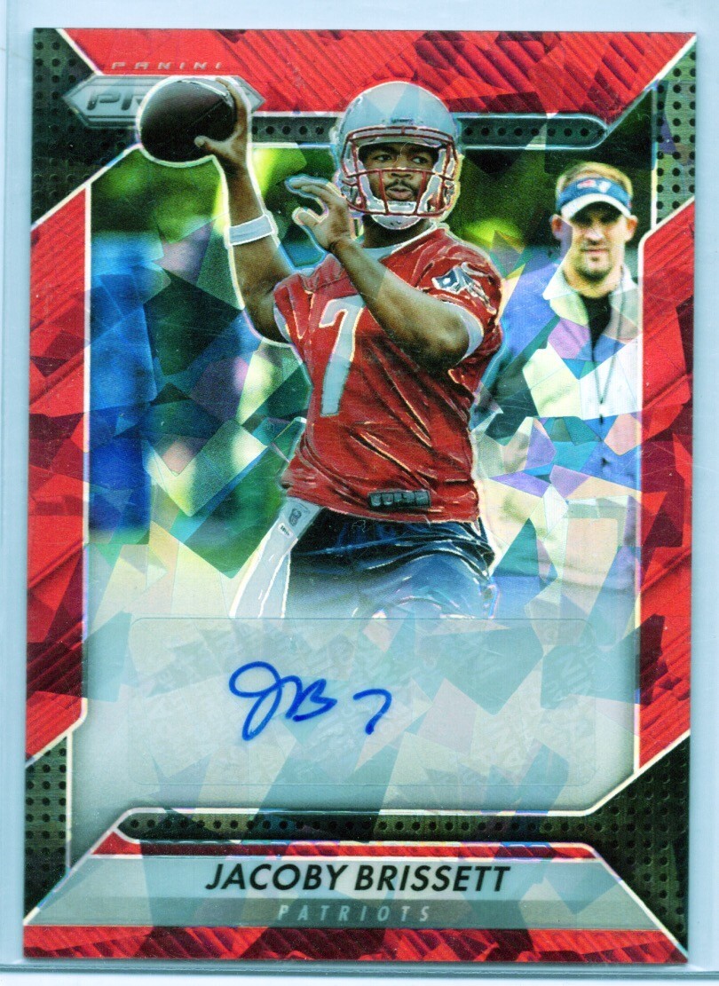 2016 Panini Prizm - Rookie Auto Jacoby Brissett #RA-JBS Red Crystals Prizm /75