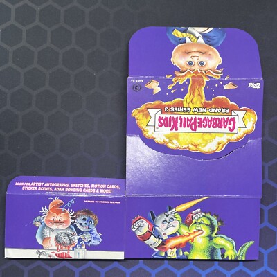 GARBAGE PAIL KIDS BRAND-NEW SERIES 3 BNS3 2013 EMPTY HOBBY BOX