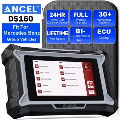 Bidirectional OBD2 Scanner Diagnostic Tool ECU Coding AutoVIN Live Data Graphs