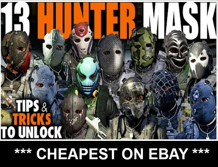 DIVISION 2 / 13 HUNTER&#039;S MASKS COLLECTION+OFF-WHITE KEYS (CHEAPEST EBAY) PS4 | eBay