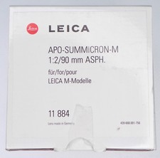 Leica 11884 Box for 90mm f2 Summicron-M ASPH.  3894188