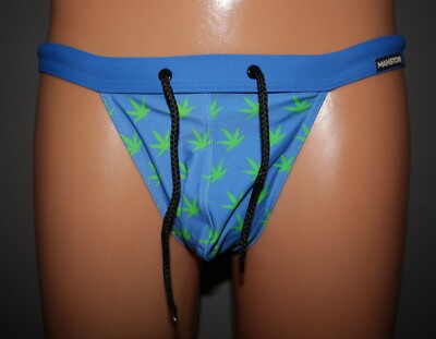 MANSTORE M 2059 Beach Micro Tanga blue  L oder XL