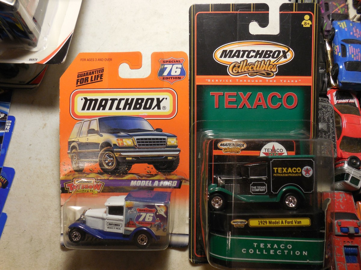 MATCHBOX: MODEL A FORD MODEL T LOT 4 TEXACO COLLECTION 76 EDITION