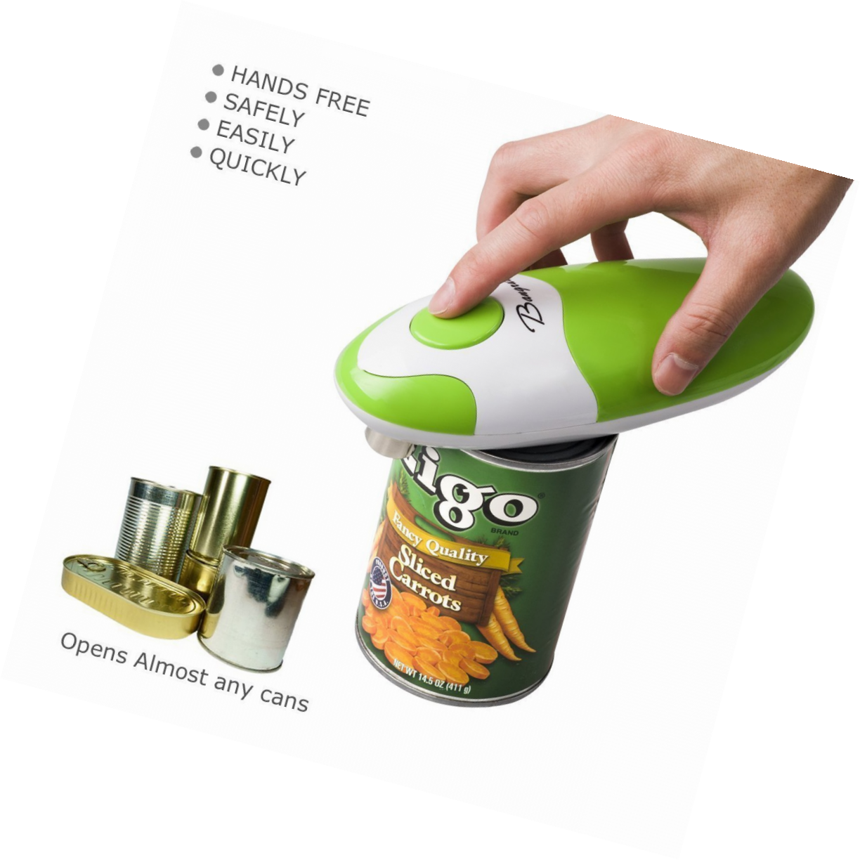 BangRui BSI0301E2 Soft Edge Electric Can Opener for sale online eBay