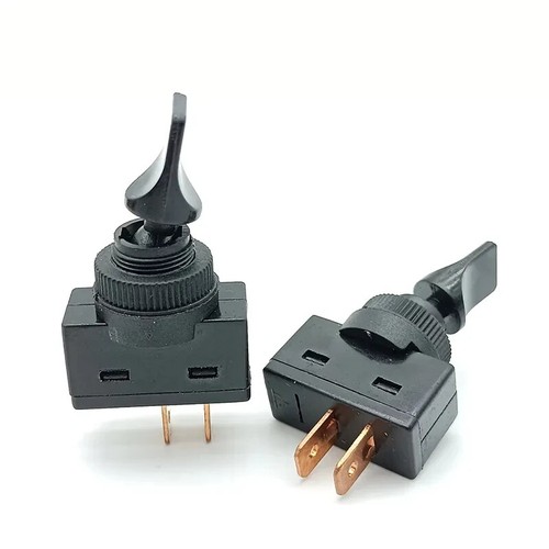 Interruptor basculante coche 12V 20A, 10A 125VAC, interruptor basculante con cómodo mango ENCENDIDO/APAGADO - Imagen 4 de 6