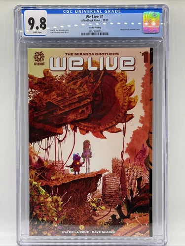 We Live #1 CGC 9.8 Second Printing.  2nd Print