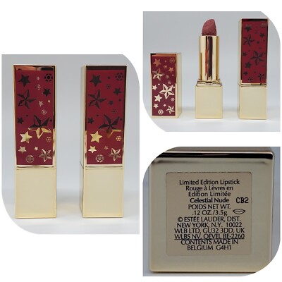 2 PC Estee Lauder Stellar Lipstick Collection Full Size ~ Choose