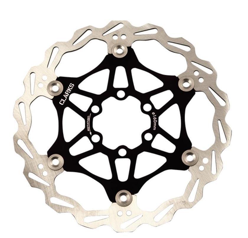 Disque frein vtt 6 trous flottant pour un freinage stable sans surchauffe