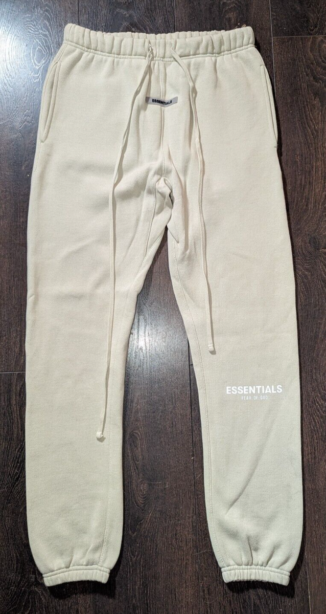 Fear Of God Essentials Cream Sweatpants Small | eBay Fear Of God Essentials Cream Sweatpants Small | eBay