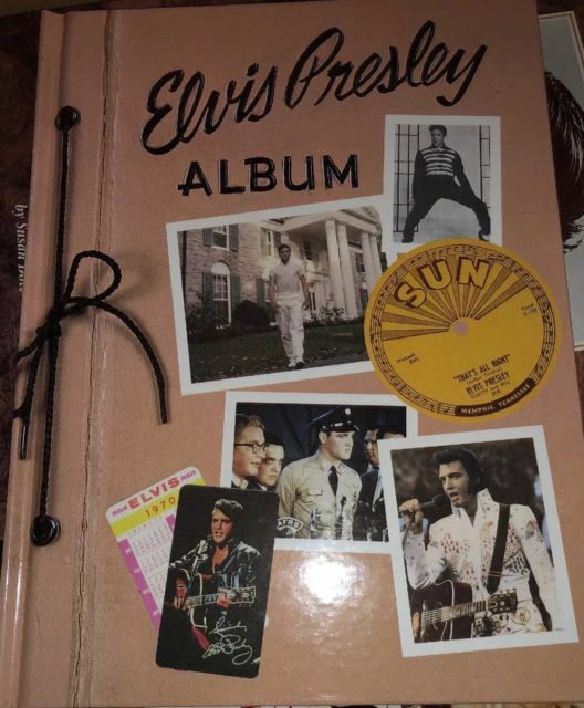 Vintage Elvis Presley Album Book Color Illus 1998 Publications