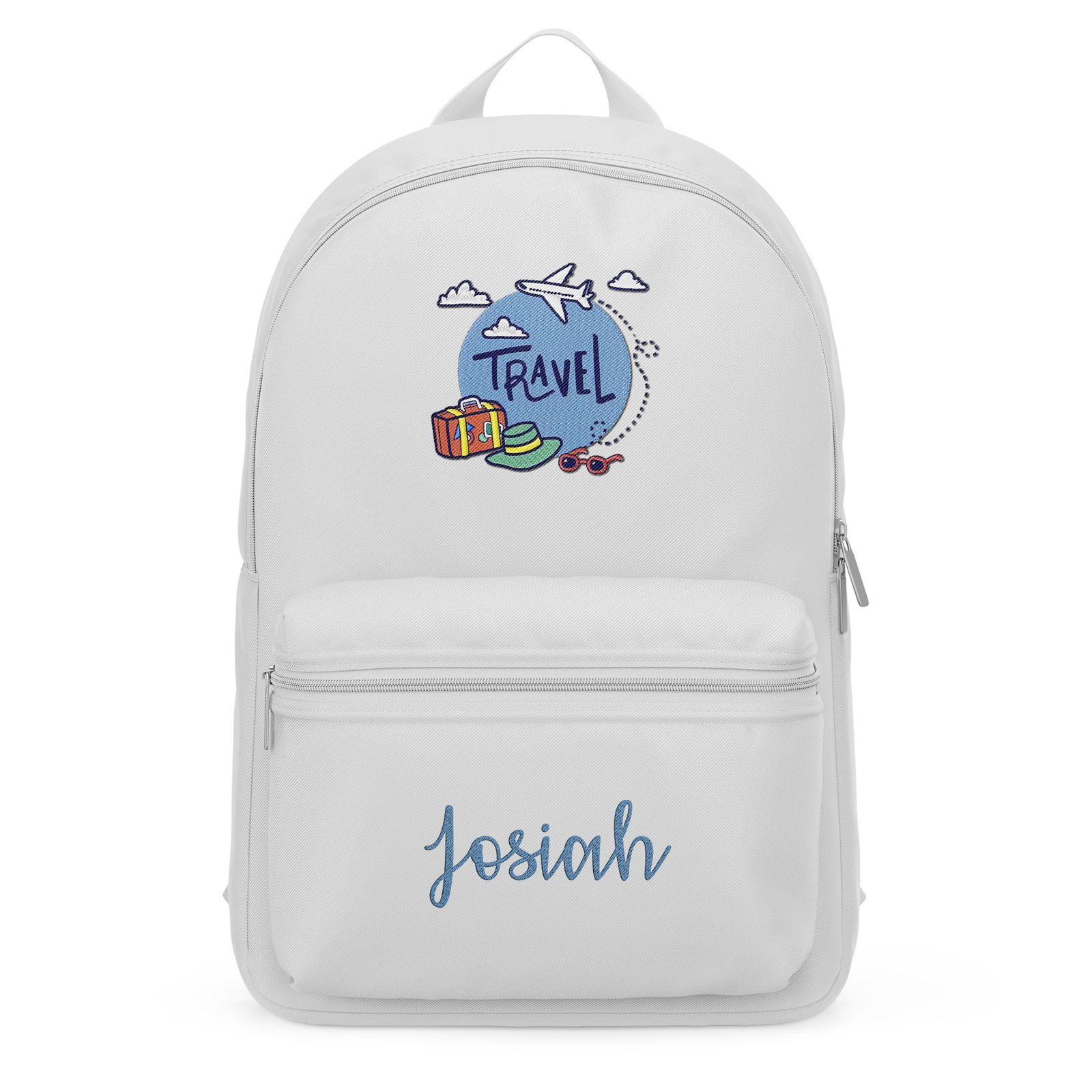 Mini mochila de vacaciones bordada personalizada para niños regreso a la escuela niño cu...