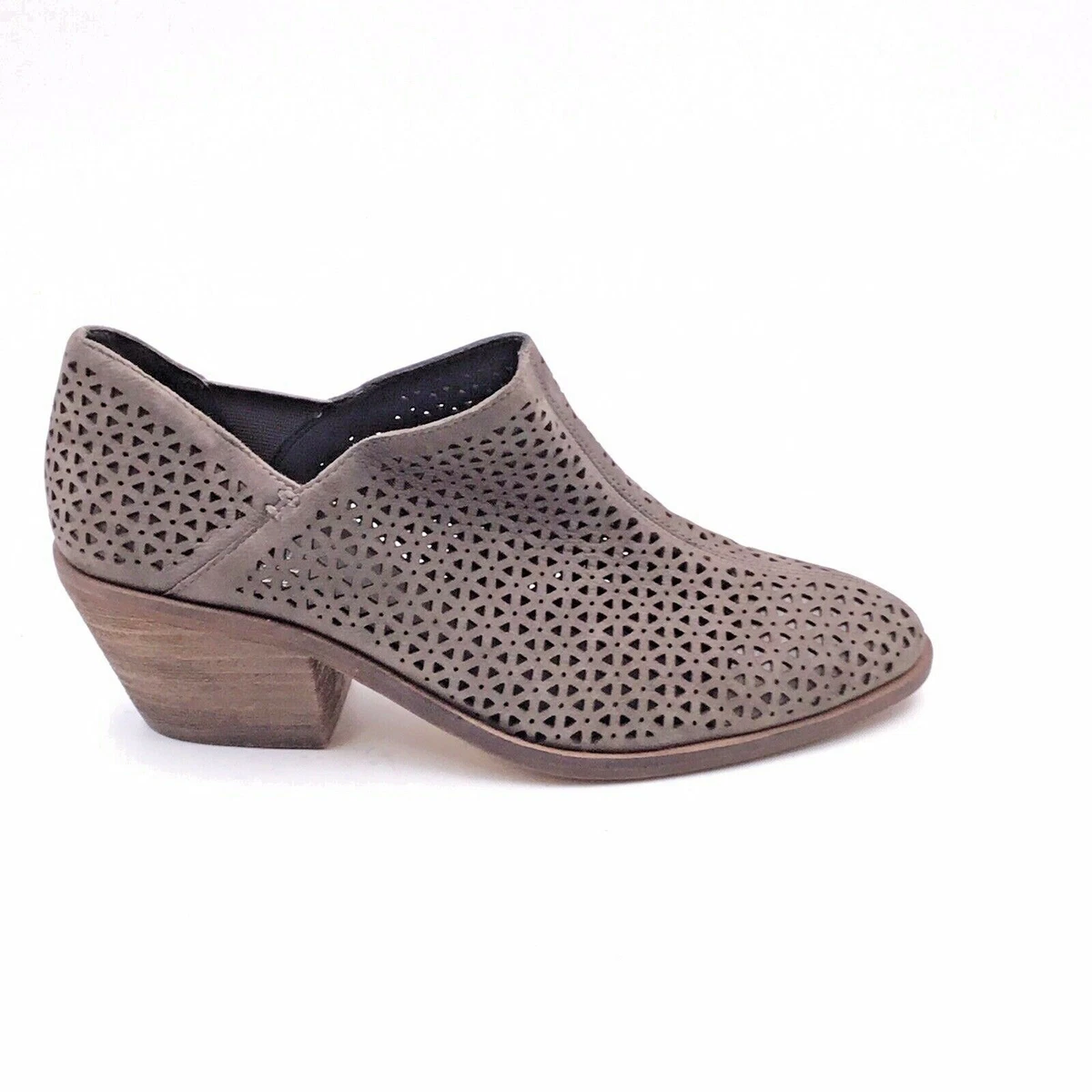 Vince Camuto Derindia Gray Leather Ankle Boots Womens Size 6 US