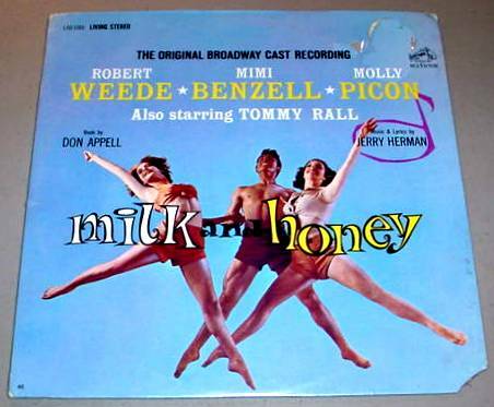 MILK AND HONEY SEALED LP ORIGINAL CAST Jerry Herman