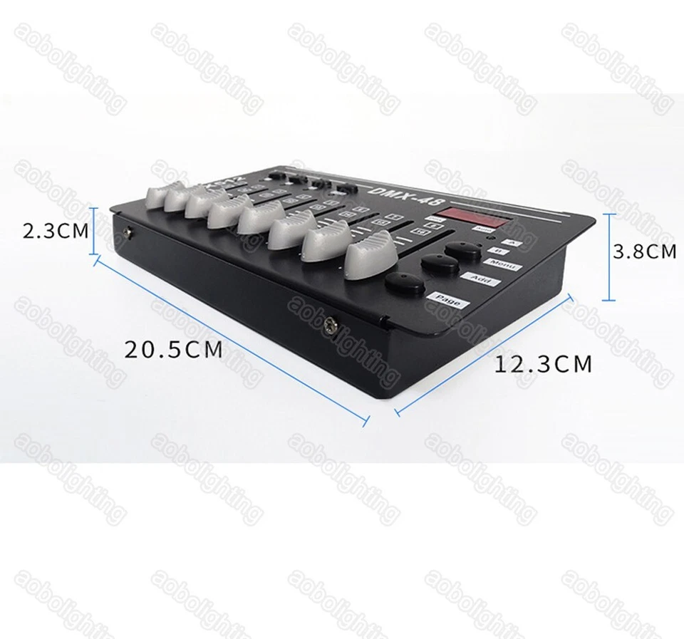 USB DC5V stage lighting controller Mini Dmx512 led par lights DJ Disco Console - Image 3 of 4