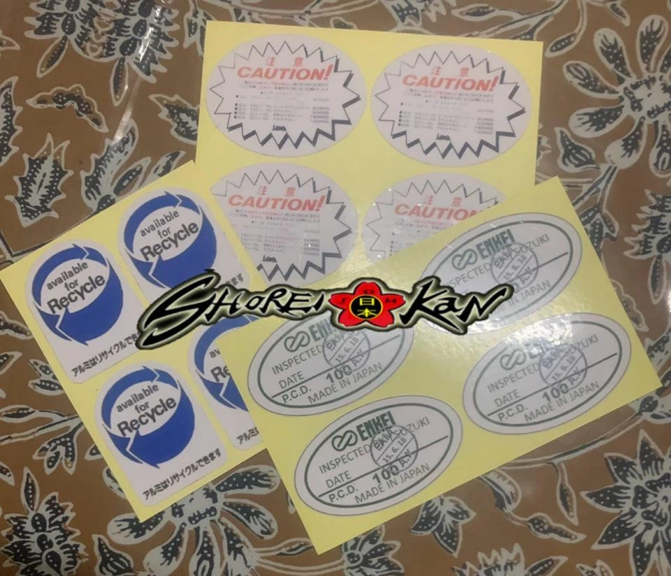 Decals Sticker Spec Rim Enkei Wheels - Image 1 of 1