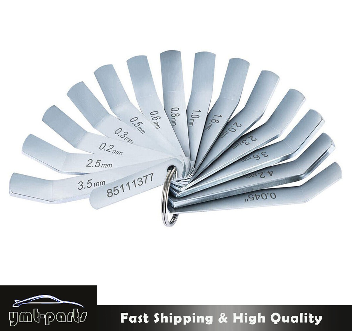 Feeler Gauge Set - Includes 0.2mm To 4.2mm Blades For D12, D13, D16, MP7, MP8, MP10 Engines