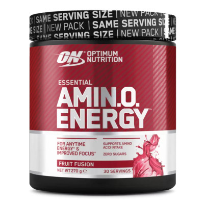 Optimum Nutrition Essential Amino Energy Focus | Zero Sugars Fruit Fusion - 270g