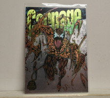1994 Marvel Universe 5 POWER BLAST Insert FOIL Card 1 CARNAGE