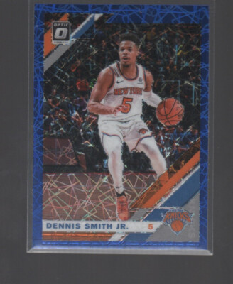 DENNIS SMITH JR. 2019-20 PANINI DONRUSS OPTIC BLUE VELOCITY CARD #53