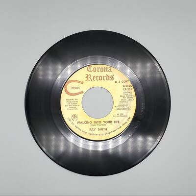 Ray Smith Walking Into Your Life / Kaw-Liga Single Record Corona 1976 PROMO