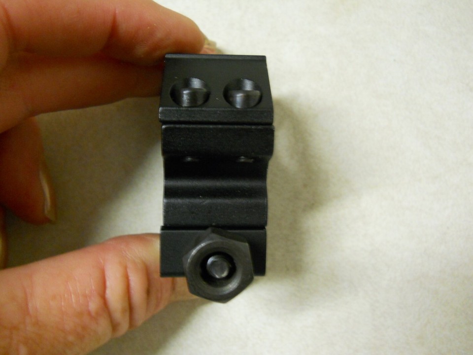 AIM Rifle Scope Ring Mount 24mm (1") Tube Diameter 20mm Mount x2 Black